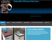 Tablet Screenshot of columbiachimney.com